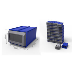 GAVETERO MODULAR CERRADO GC06 – F 45cm x An 30cm x Al 22cm